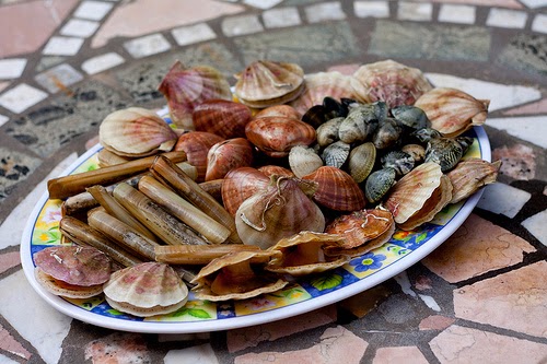 Un gustoso piatto di frutti di mare