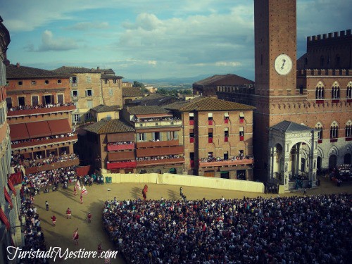 Piazza del Campo Palio Siena