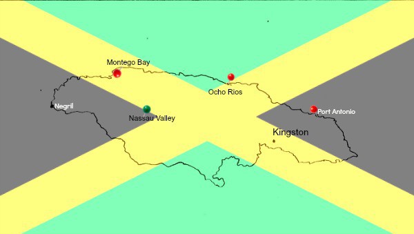 Mappa Giamaica
