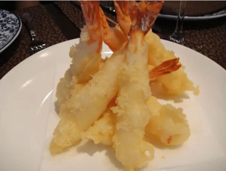 tempura de langostinos