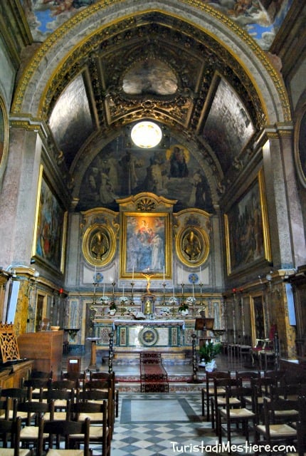 Parte della Chiesa destinata ai certosini