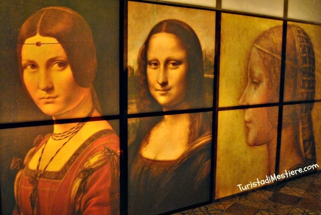 Le donne di Leonardo a confronto. Palazzo Ducale di Urbino [photo credit Turista di Mestiere - tutti i diritti sono riservati] 