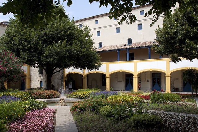 Giardino dell'Ospedale di Arles [photo credit Tony Hisgett creative common Attribution]