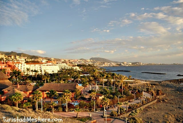 Panorama sulla Playa del Duque