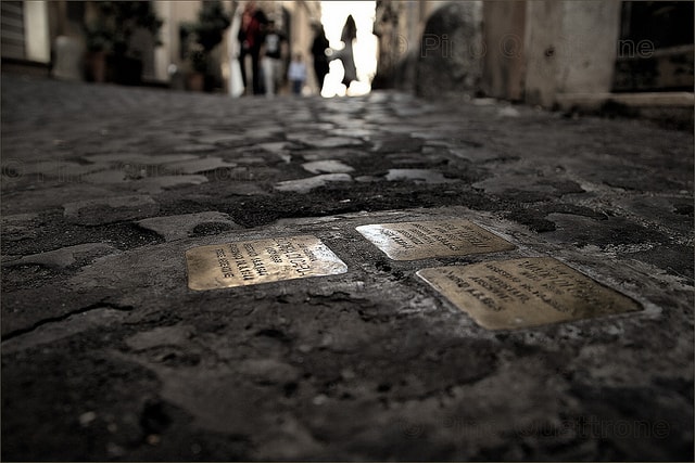 Pietre Inciampo Ghetto Roma