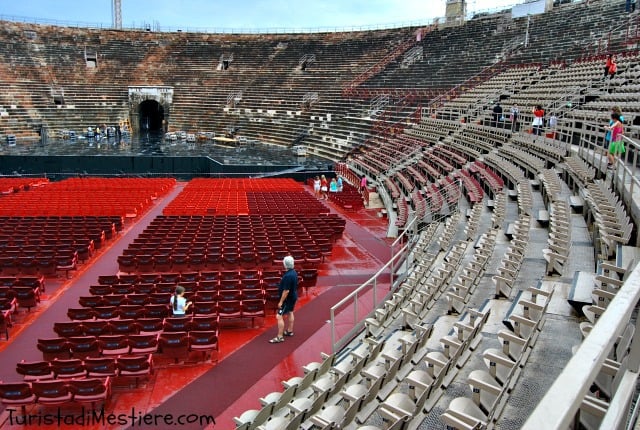 Arena di Verona, interno
