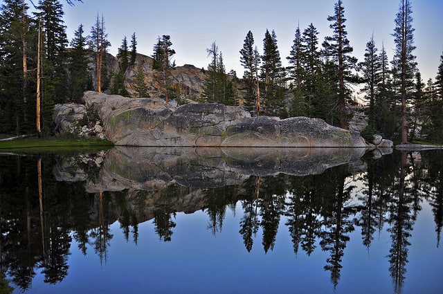 Miller Lake, Pacific Crest Trail, Yosemite National Park [photo credit Steve Dunleavy]