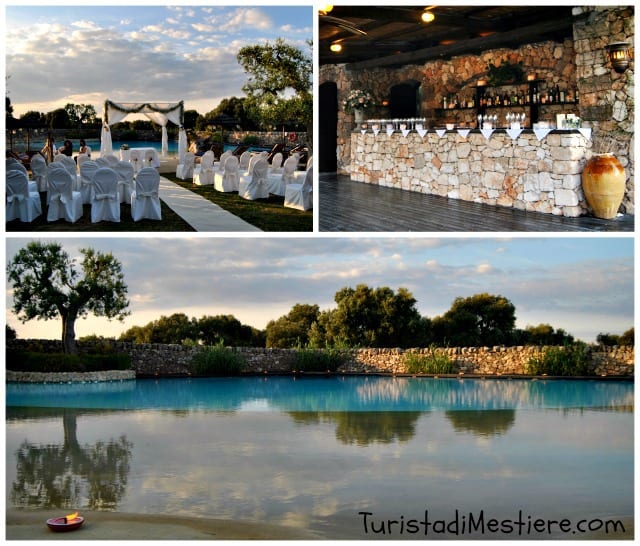 Torre Coccaro, matrimonio a bordo piscina