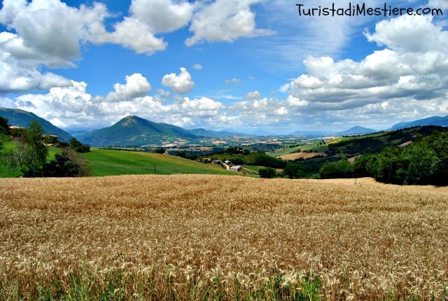 Panorama nei dintorni di Camerino