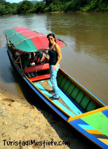 A bordo della piroga