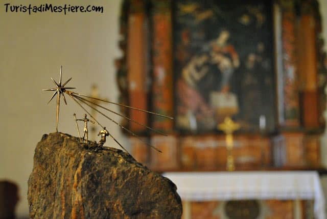 Natività in ferro nella Chiesa di San Giovanni Battista