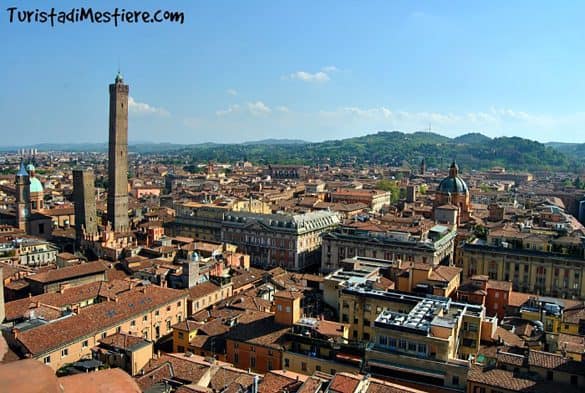 Bologna dall alto Torre Prendiparte