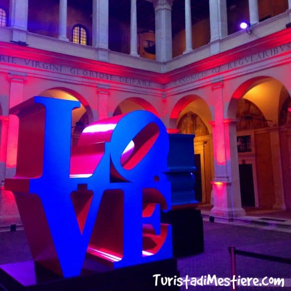 Chiostro Bramante Mostra LOVE