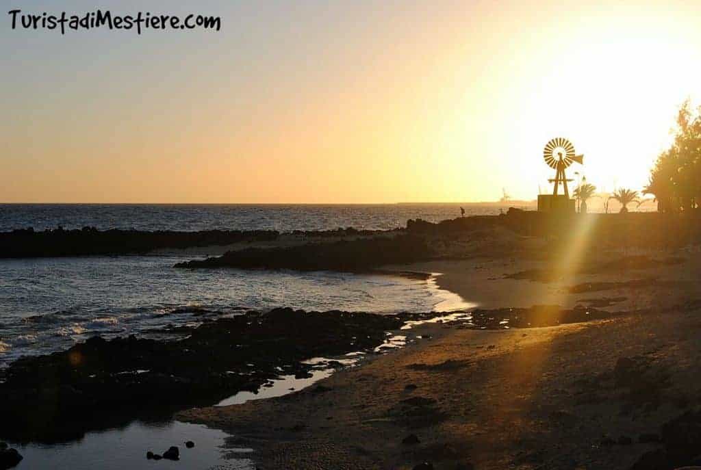 Lanzarote sunset Costa Teguise