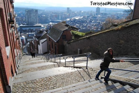 Cosa vedere Liegi Montagna di Bueren