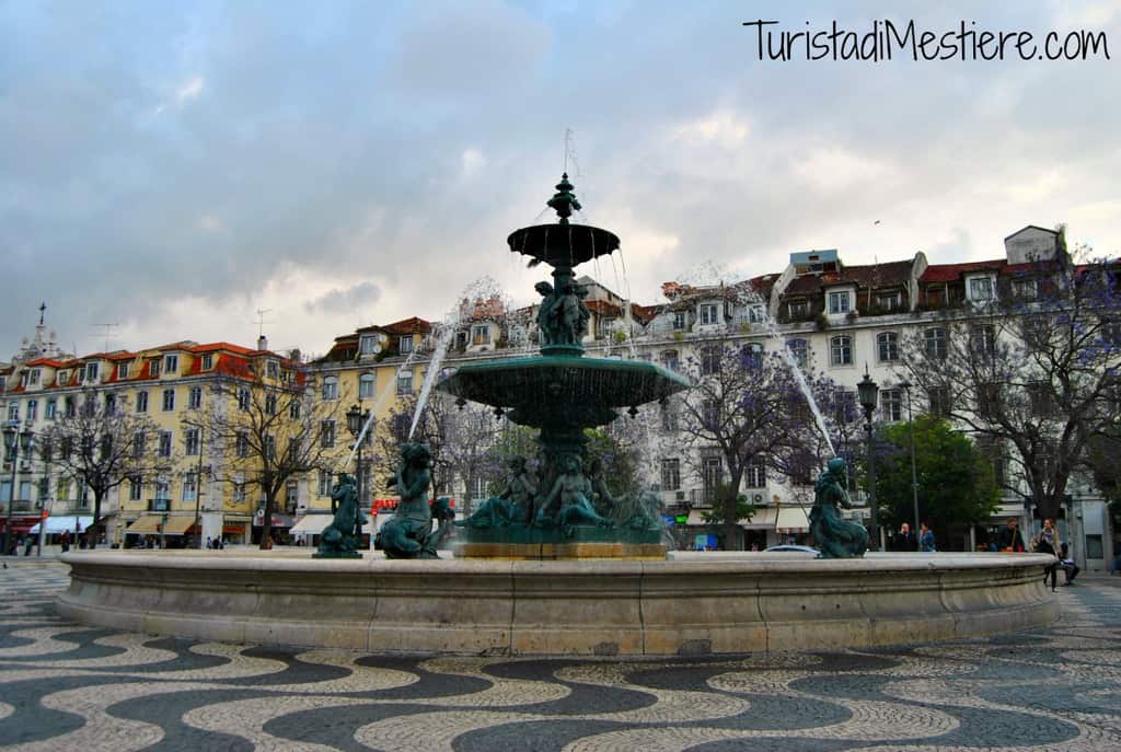 Praça do Rossio Lisbona