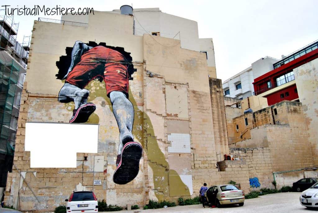 Murales Malta MTO Tunnel Mediterraneo