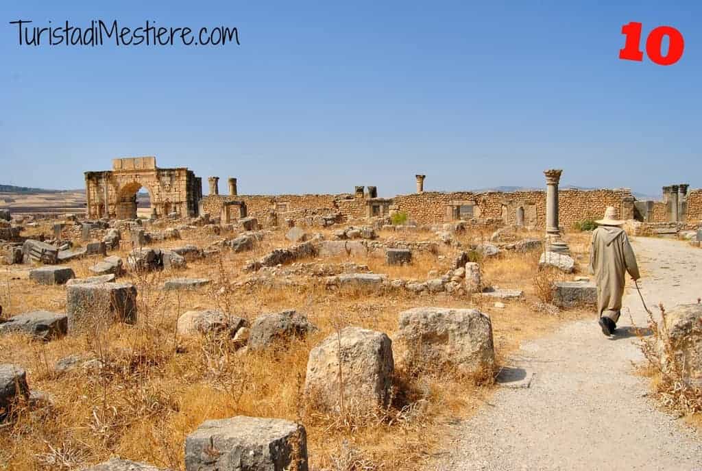 I resti della città romana di Volubilis