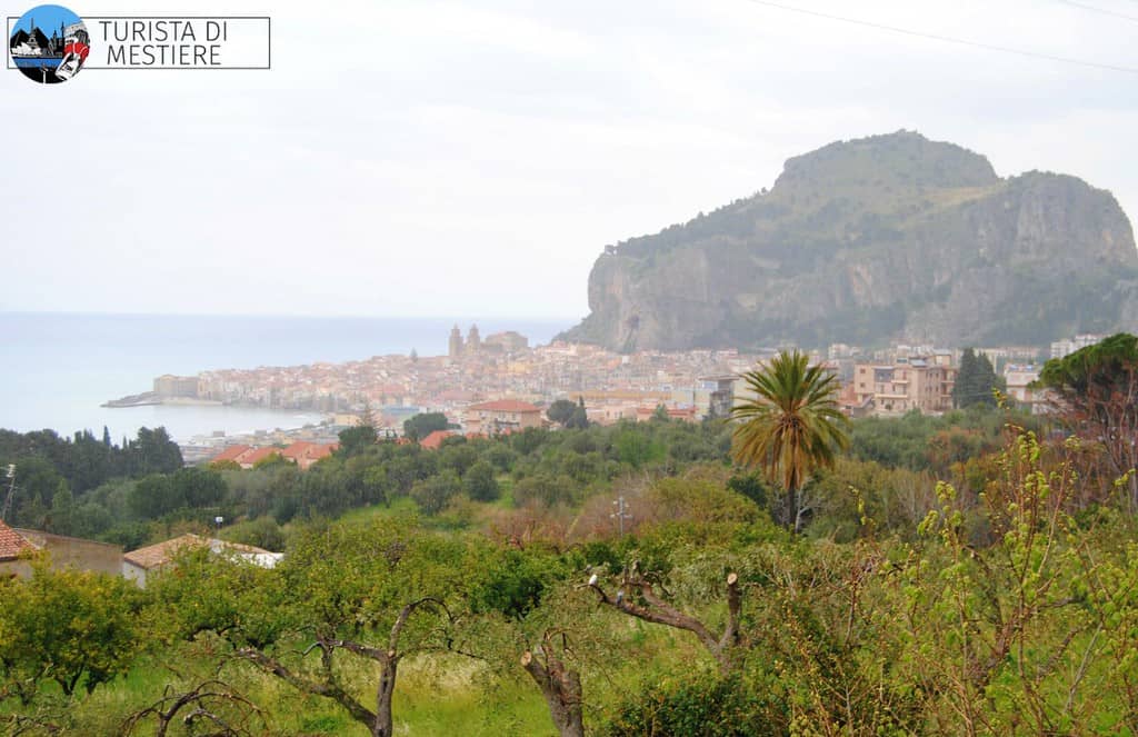 Panorama su Cefalù e la sua Rocca 
