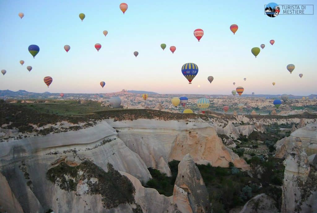 Cappadocia in mongolfiera volo