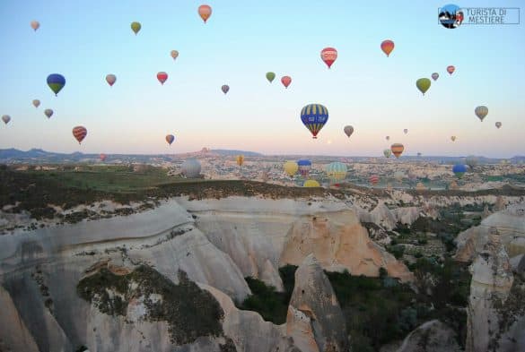 Cappadocia in mongolfiera volo