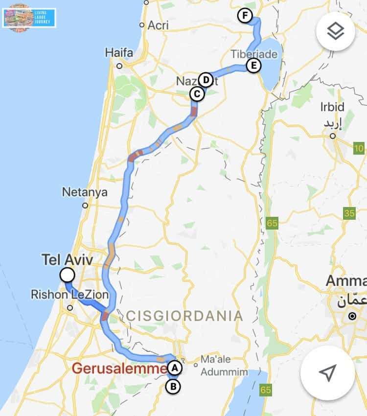 Viaggio-Terra-Santa-7-giorni-itinerario