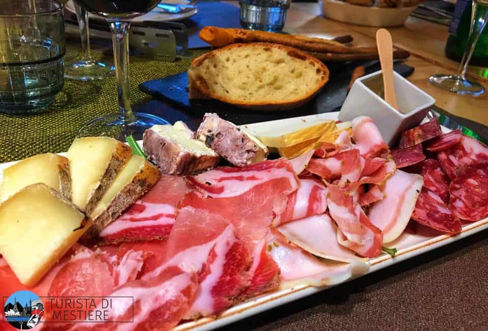 Antipasto all'italiana alla Locanda del Borbone di San Leucio