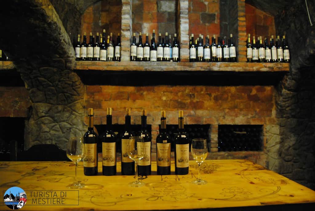 La carrellata di vini che abbiamo degustato nella cantina storica dell'Old Cellar a Tbilisi