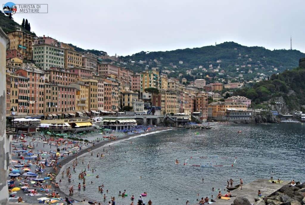 camogli panorama dal castello