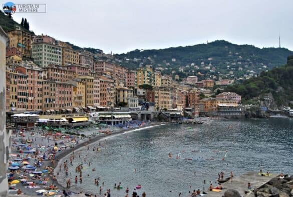 camogli panorama dal castello