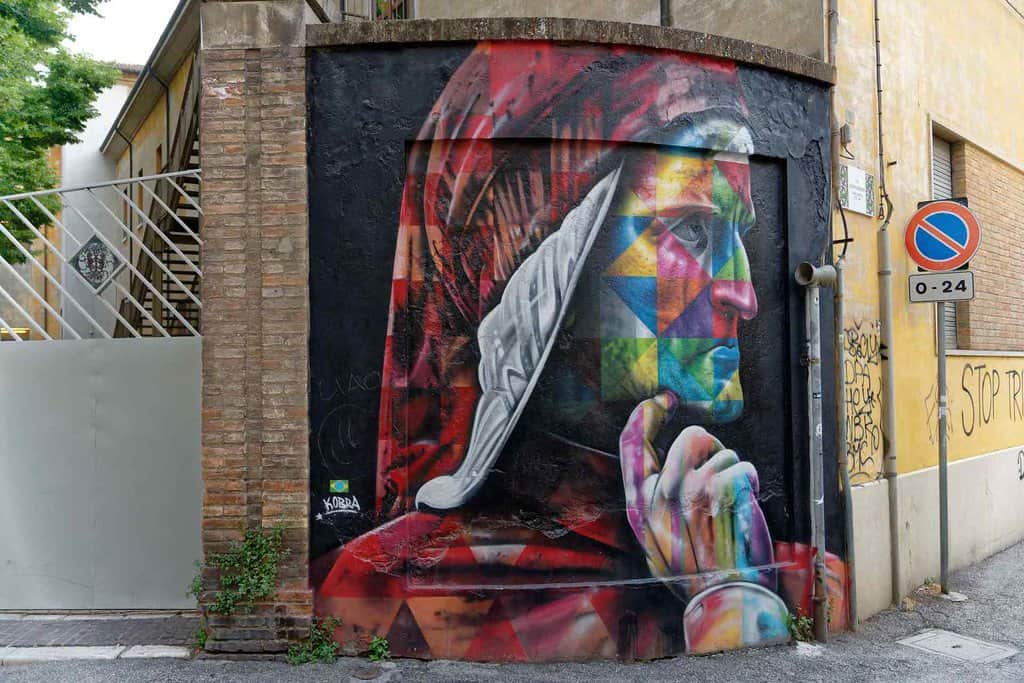 murale dante ravenna kobra