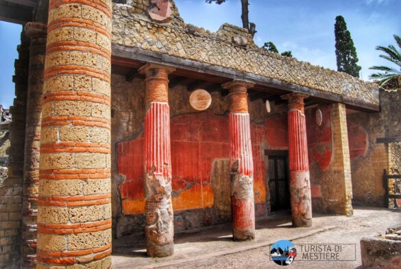 Visita Ercolano casa del rilievo di Telefo