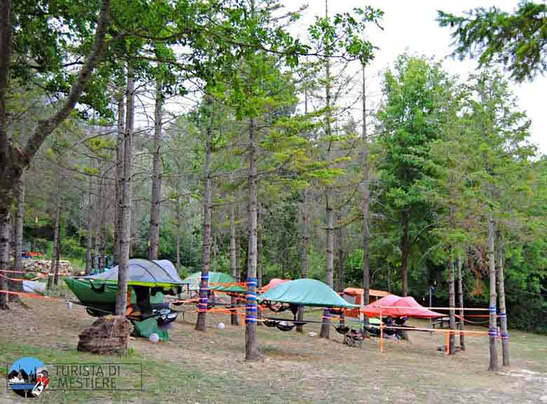 Dormire in Molise in una tree tent!