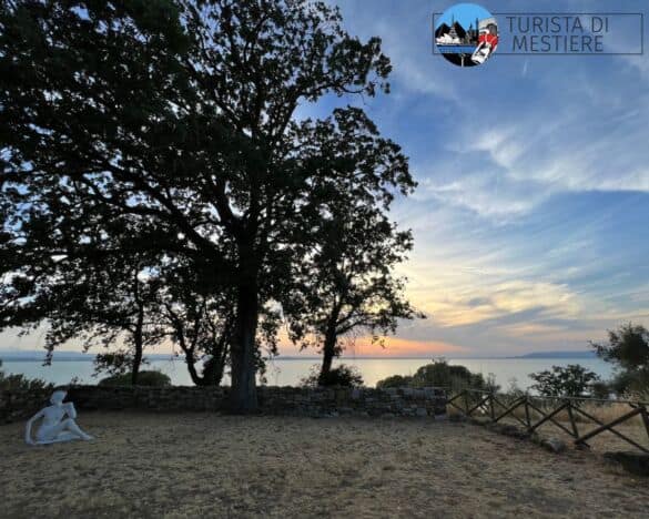 tramonto isola polvese