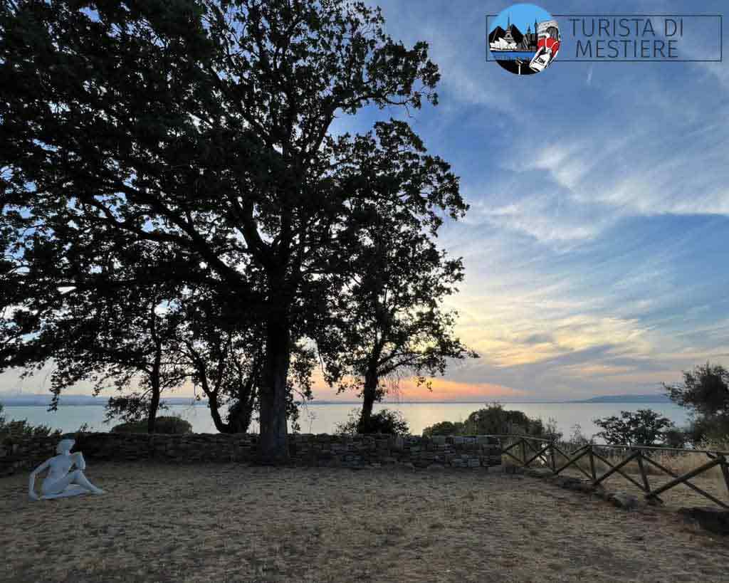 tramonto isola polvese