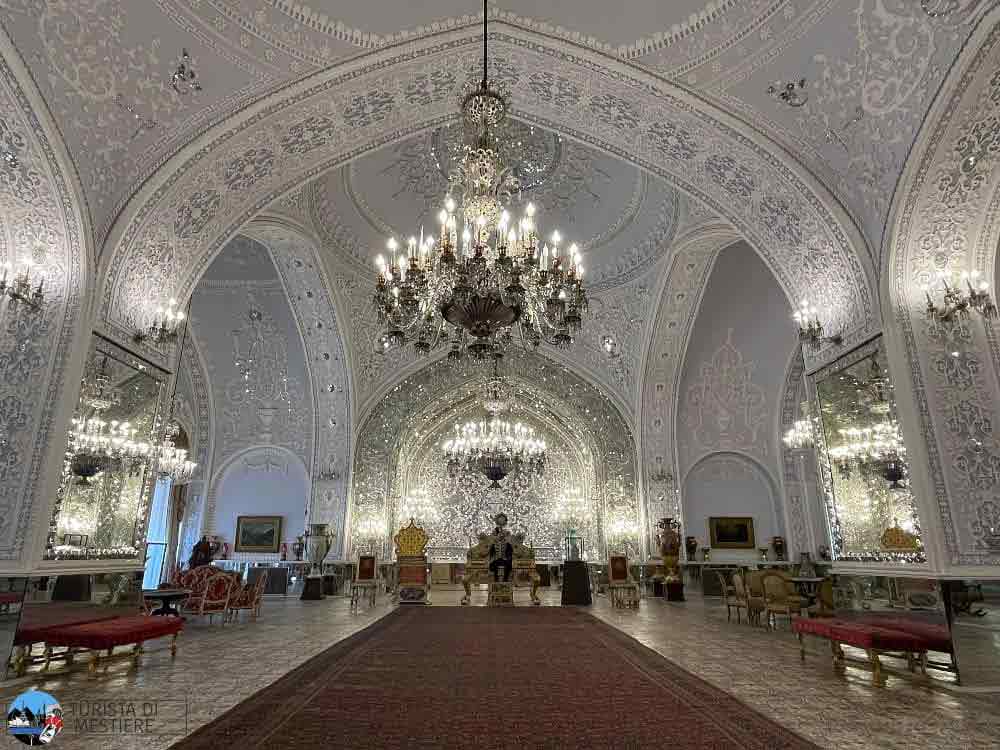 Le sale interne del Golestan Palace