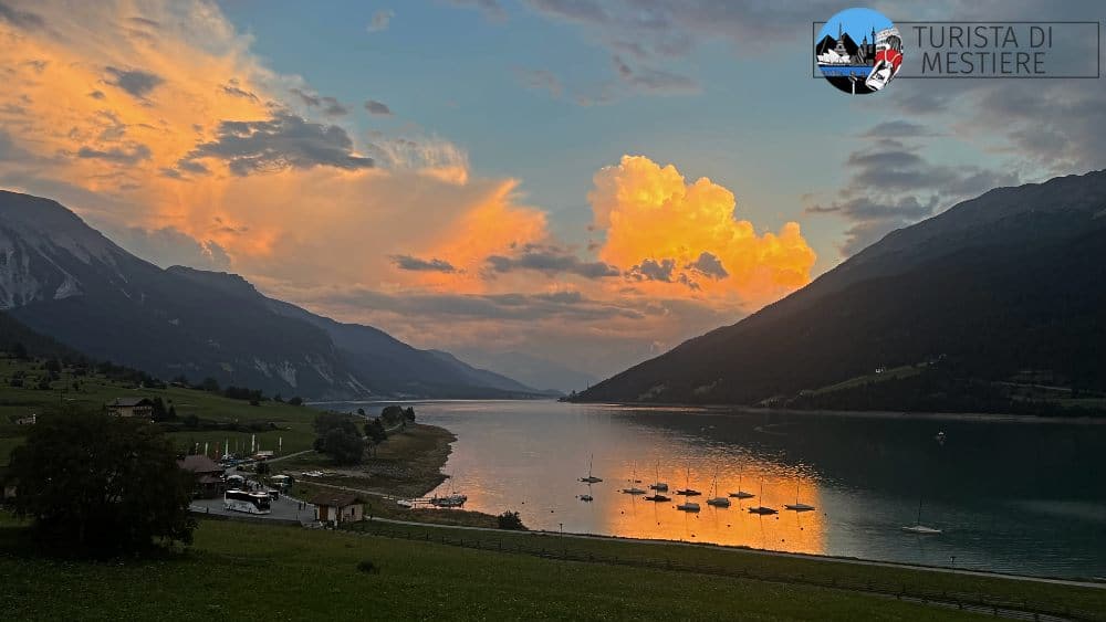 tramonto-lago-di-resia