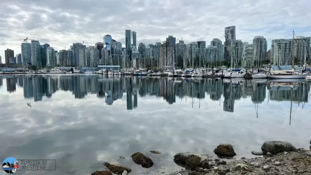 Panorama Vancouver dallo Stanley Park