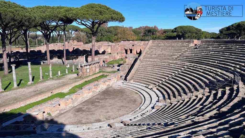 ostia antica teatro ostia antica teatro