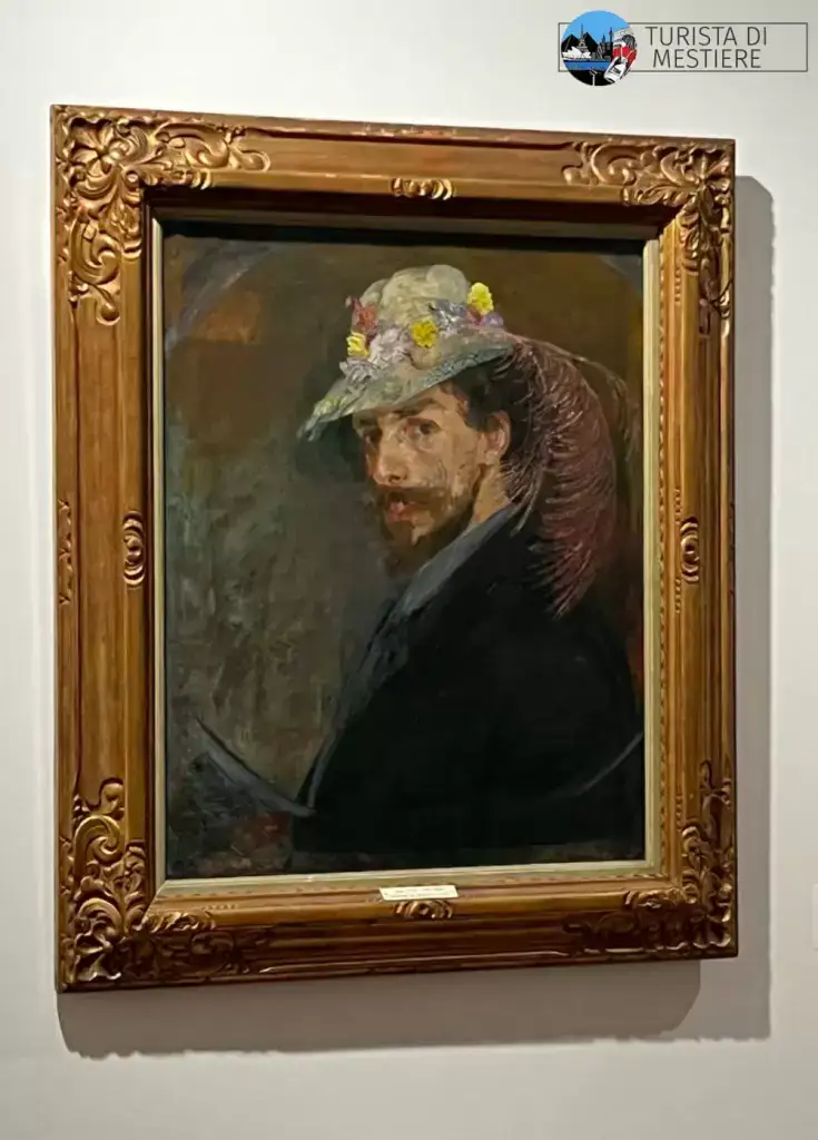 autoritratto-ensor-cappello fiorito