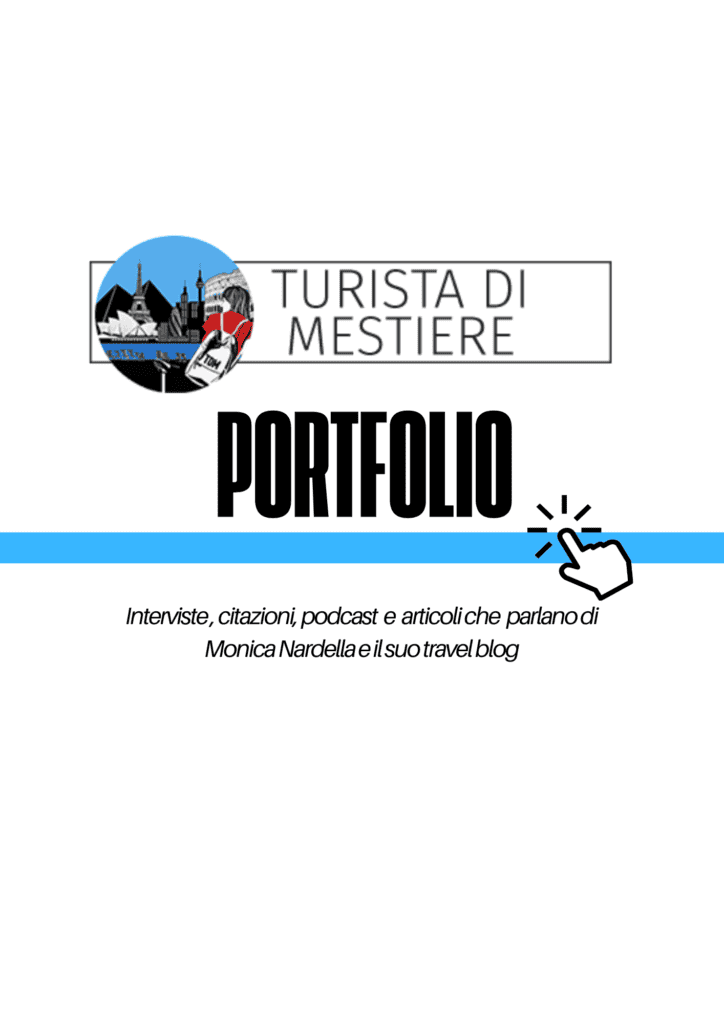 Portfolio interviste Monica Nardella Turista di Mestiere