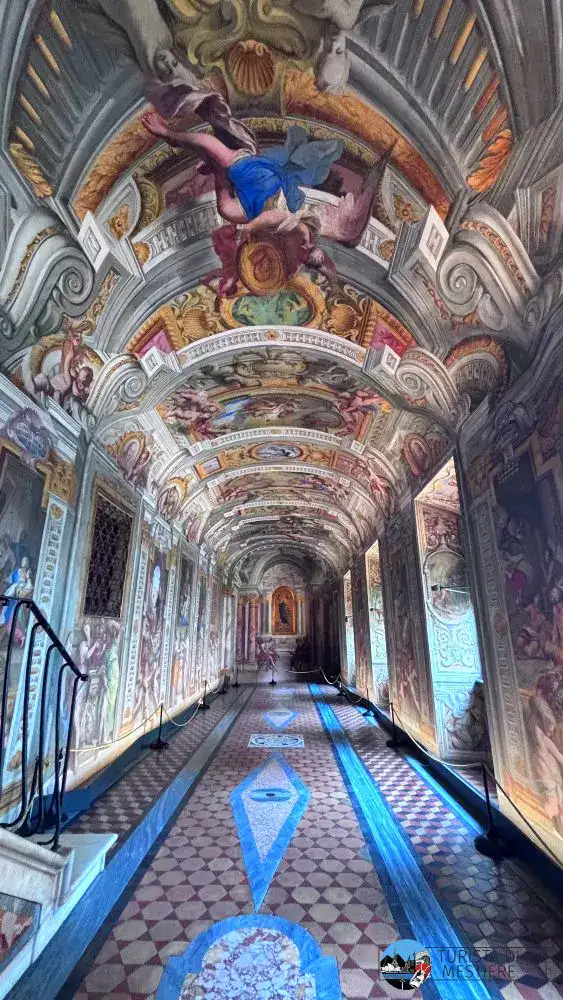 Il corridoio delle Stanze di Sant'Ignazio di Andrea Pozzo