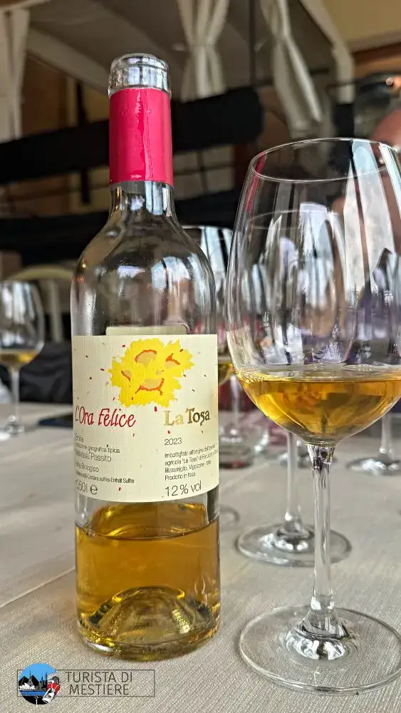 L’Ora Felice La Tosa Bianco dolce da Malvasia di Candia Aromatica appassita