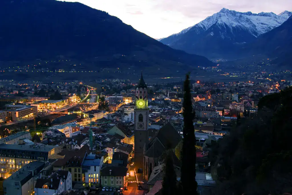 Merano di notte