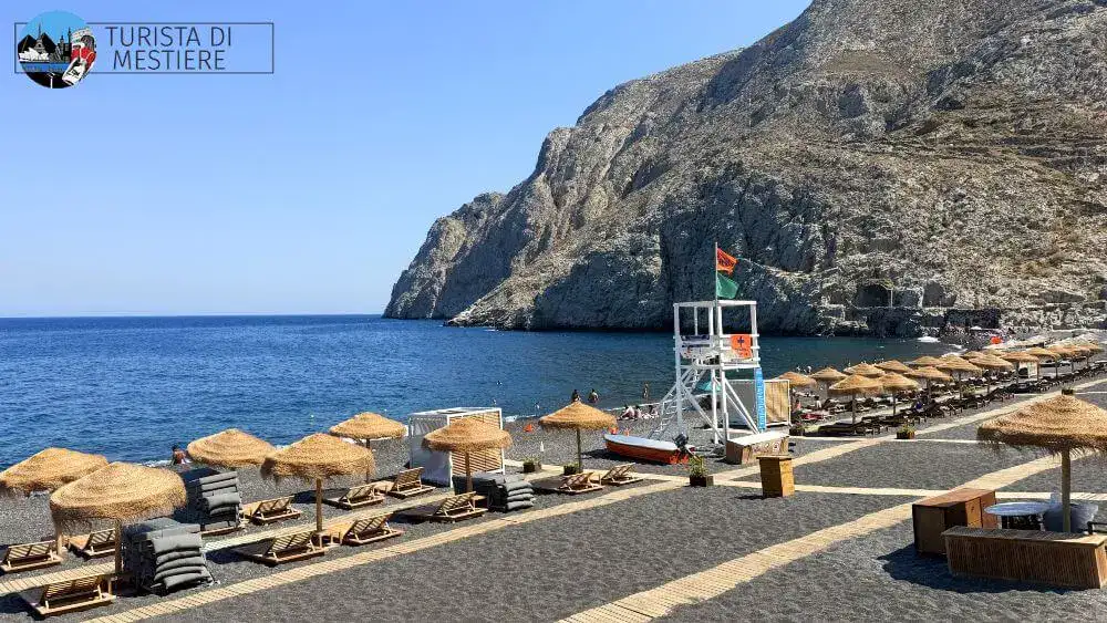 Kamari Beach Santorini