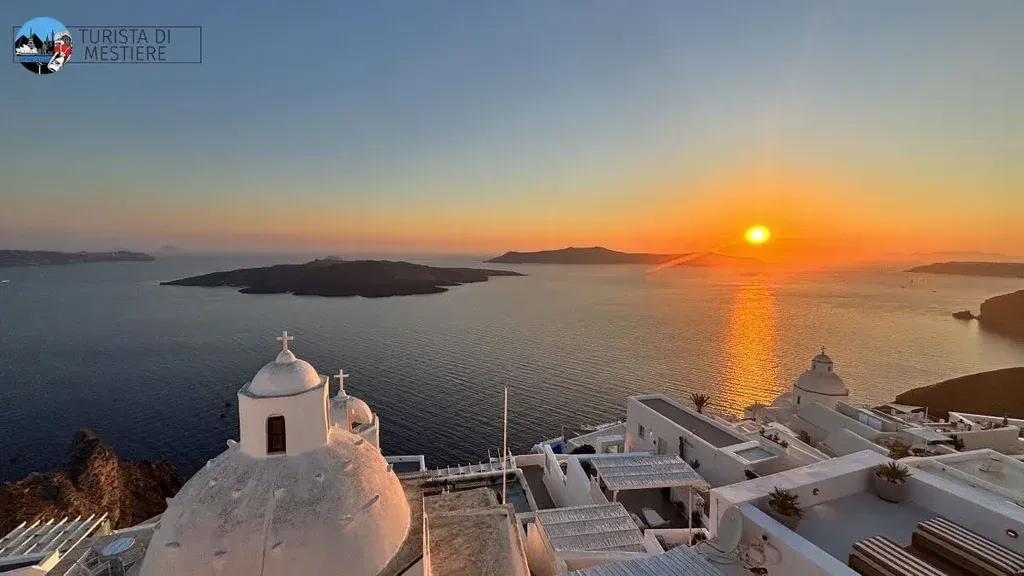 Tramonto Fira Santorini