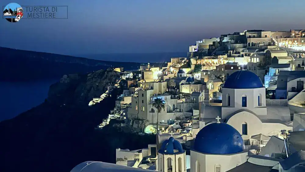 Tre cupole blu Santorini